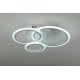 Lustra LED RFAN, Model K001-3, Cu Telecomanda, 3 Tipuri De Lumina, Intensitate Reglabila, 66W, Alb