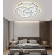 Lustra LED RFAN, Model R9137/490, Cu Telecomanda, 3 Tipuri De Lumina, Intensitate Reglabila, 59W, Alb/Negru