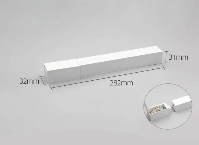 Transformator Tensiune Sina Magnetica Aplicata Slim, 200W, Alb