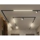 Grila LED Sina Magnetica Incastrata, Lumina Neutra, 6W, Negru