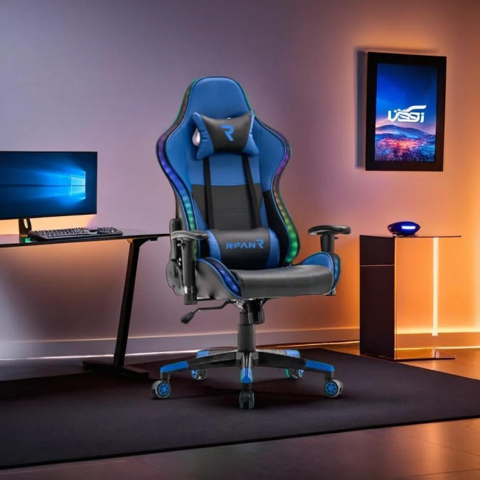 Scaun de gaming, Immersion Chairs, Blue BOC-778