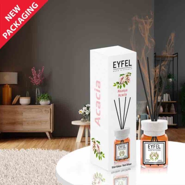 Eyfel odorizant de camera cu bete 120ml, Acacia (Salcam) [1]