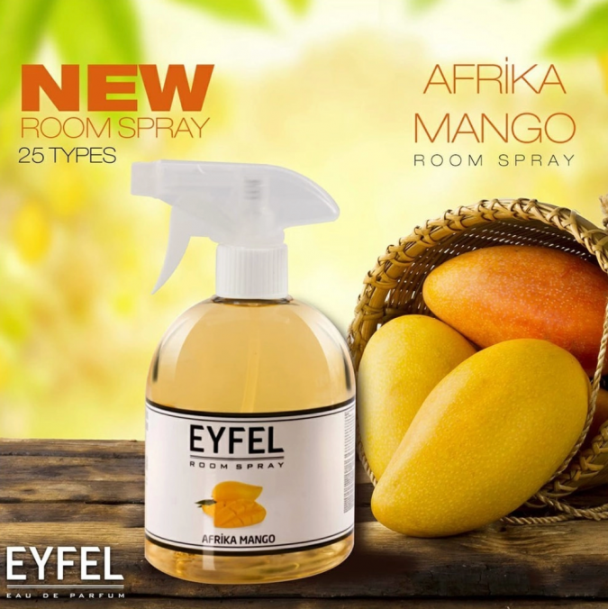 Spray Odorizant de Camera Eyfel Mango African, 500ml