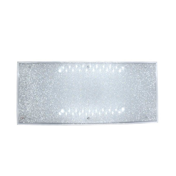 Panou LED RFAN, Dreptunghilar Textura Cristale, Lumina Rece 6000K, 40W, 50 x 23 cm, Plafoniera LED Aplicat [1]