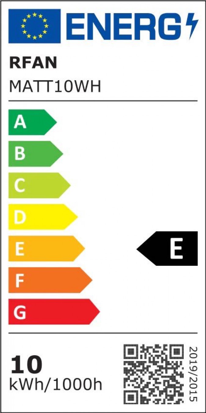 Spot LED RFAN, Aplicat, Orientabil, Lumina Neutra, 4000K, 10W, Alb