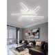 Lustra LED RFAN, Model R9117-6, Cu Telecomanda, 3 Tipuri De Lumina, Intensitate Reglabila, 126W, Alb