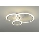 Lustra LED RFAN, Model K001-3, Cu Telecomanda, 3 Tipuri De Lumina, Intensitate Reglabila, 66W, Alb