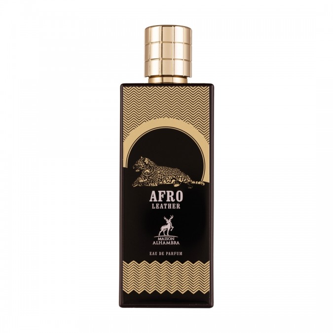 Apa de Parfum Afro Leather Maison Alhambra Unisex - 80ml