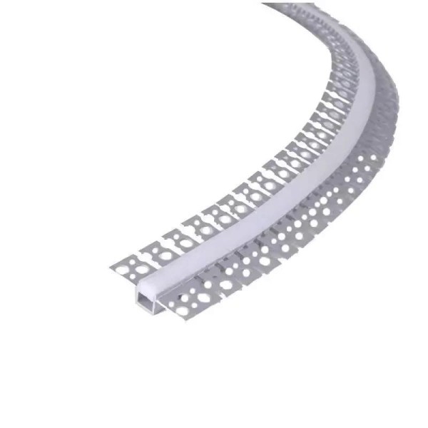 Profil LED Incastrat Pentru Finisaj Glet, Flexibil, Lungime 3m, Latime 1.3cm [1]