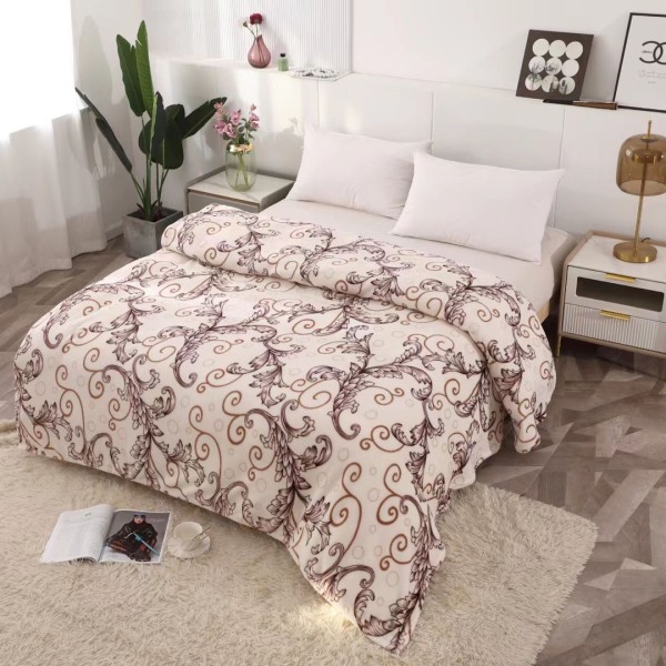 Patura pufoasa cocolino 200x230cm, 240g/mp, Bej, model oriental [1]