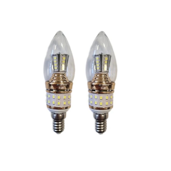 Set 2 X Becuri LED RFAN, E14, Lumina Calda, 3000K, 12W [1]