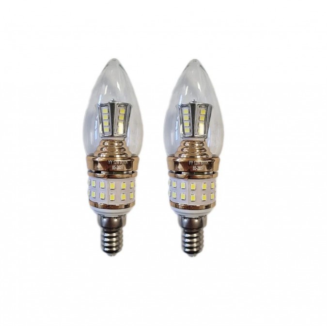 Set 2 X Becuri LED RFAN, E14, Lumina Calda, 3000K, 12W