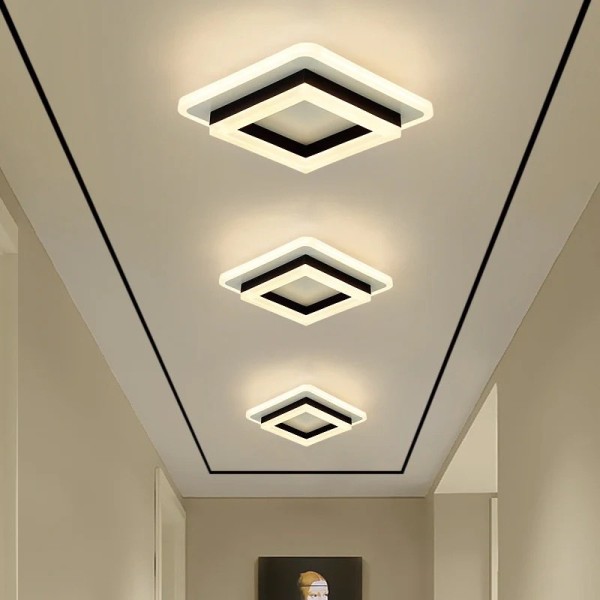 Lustra LED RFAN, Model B101, 3 Tipuri De Lumina, 40W, Alb [1]