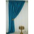Draperie Blackout 80%, din catifea Bleu -100cm x 150cm, Tiv lat  [5]