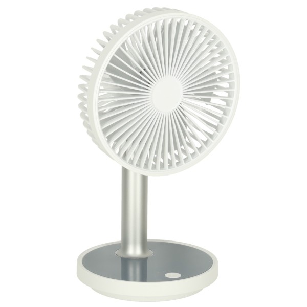 Ventilator de birou fără fir 30cm alb [1]