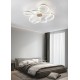 Lustra LED RFAN, Model T9877, Cu Telecomanda, 3 Tipuri De Lumina, Intensitate Reglabila, 288W, Alb/Auriu