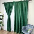 Set 2 Draperii VENTI V2 din Jacquard model Nisip - 200cm x 240cm, Tiv lat ,  VERDE SMARALD [2]
