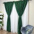 Set 2 Draperii VENTI V2 din Jacquard model Nisip - 200cm x 240cm, Tiv lat ,  VERDE SMARALD [4]