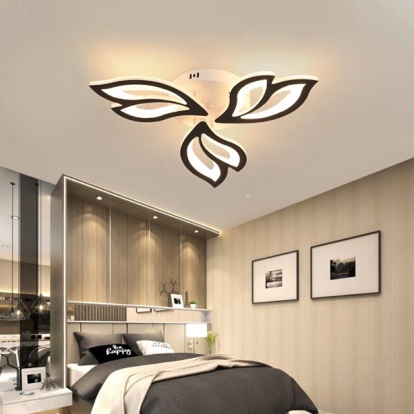 Lustra LED RFAN, Model K137-3, Cu Telecomanda, 3 Tipuri De Lumina, Intensitate Reglabila, 72W, Alb [1]