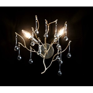 Aplica RFAN, Model R9094/2W, Textura Cristal, Metal, 2 X E14, Auriu Aplica RFAN, Model R9094/2W, Textura Cristal, Metal, 2 X E14, Auriu