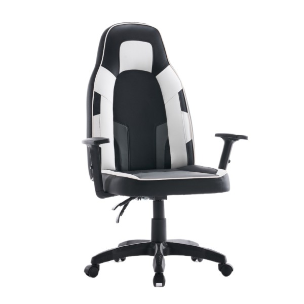 Scaun de Gaming, WF-6049, Negru/Alb [1]