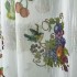 Perdea pentru Bucatarie din IN imprimat, Alb cu fructe, 140cm latime x 200cm inaltime, cu rejansa pt bara [5]