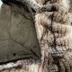Patura cu blanița artificiala Luxury Furr 160x220cm - Maro închis