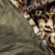 Patura cu blanița artificiala Luxury Furr 160x220cm - Maro Ghepard
