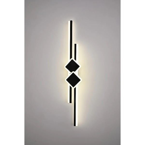 Aplica LED RFAN, Model R9123/900, 3 Tipuri De Lumina, 48W, Negru [1]