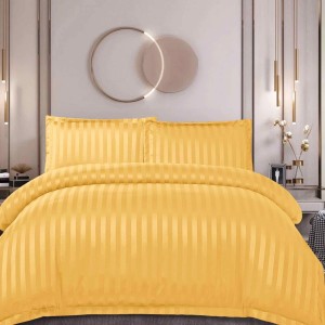 Lenjerie de Pat Dublu, HoReCa, 4 Piese tip Damasc Finetat - Lux, Confort și Întreținere Ușoară, Fără Călcare, Galben Lenjerie de Pat Dublu, HoReCa, 4 Piese tip Damasc Finetat - Lux, Confort și Întreținere Ușoară, Fără Călcare, Galben