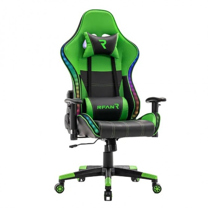 Scaun de gaming Immersion Chairs Green BOC-778