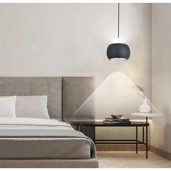 Pendul LED RFAN, Model D20900, Lumina Neutra, Inaltime Reglabila, 7W, Gri [1]