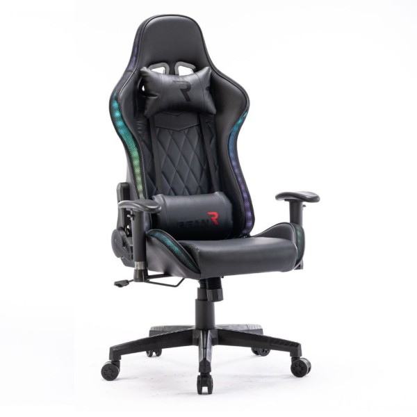 Scaun gaming cu lumina LED, Black WF6006 [1]