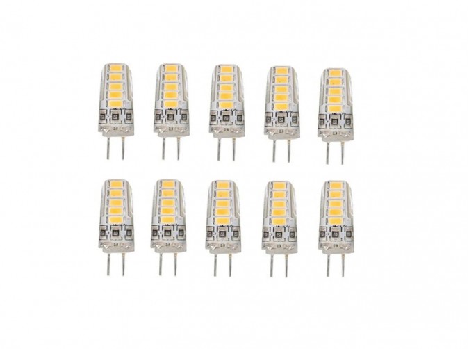 Set 10 X Becuri LED RFAN, G4, Lumina Rece, 6000K, 3W, 220V