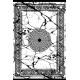 Covor Antiderapant, Design Greek, 80x150cm, Negru/Alb