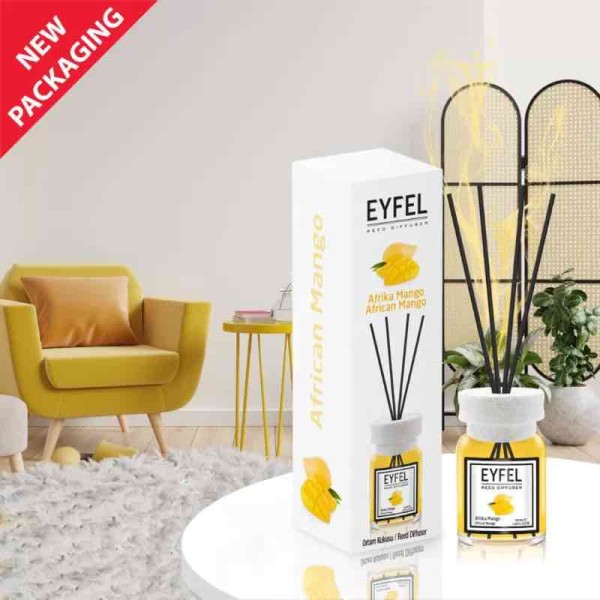 Eyfel odorizant de camera cu bete 120ml, African Mango (Mango african) [1]