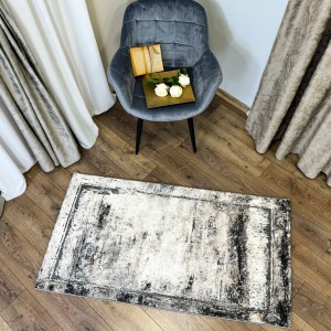 Covor Modern, Elegant, 240x340cm, gros si pufos, SHINNY V2, Negru/Gri/Alb Covor Modern, Elegant, 240x340cm, gros si pufos, SHINNY V2, Negru/Gri/Alb