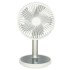 Ventilator de birou fără fir 30cm alb [8]