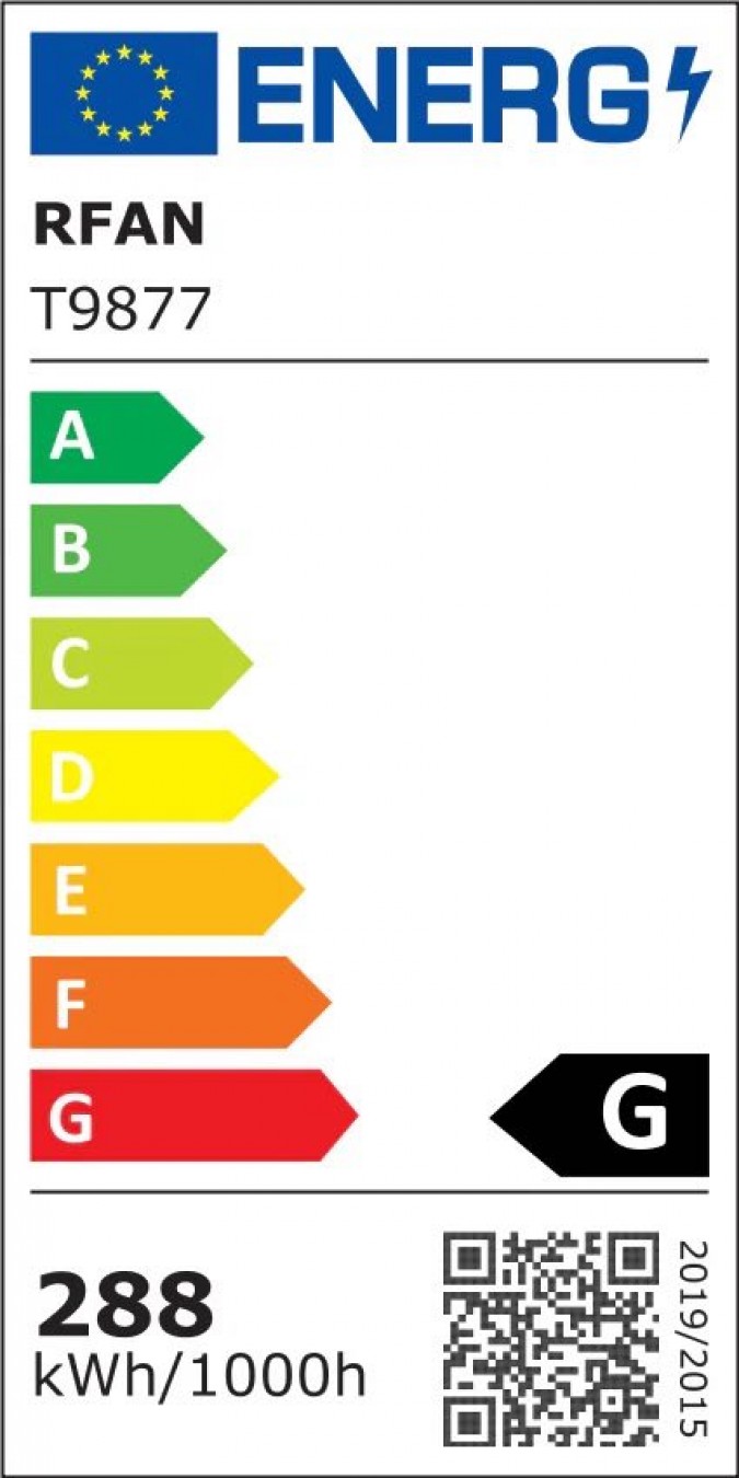 Lustra LED RFAN, Model T9877, Cu Telecomanda, 3 Tipuri De Lumina, Intensitate Reglabila, 288W, Alb/Auriu