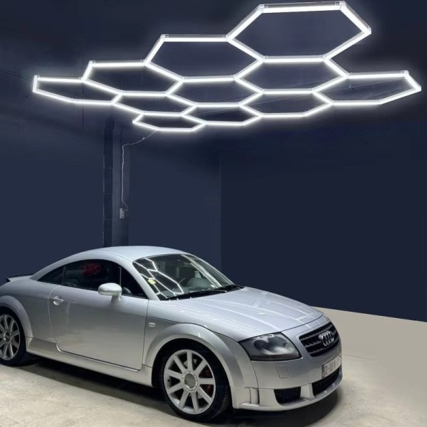 HoneyComb LED RFAN, 11 X Hexagon, Lumina Rece, 6500K, 368W [1]