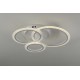 Lustra LED RFAN, Model K001-3, Cu Telecomanda, 3 Tipuri De Lumina, Intensitate Reglabila, 66W, Alb