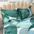 Lenjerie pat dublu, Super Pufoasa COCOLINO cu BLANITA, 4 piese, Verde, model clasic [9]