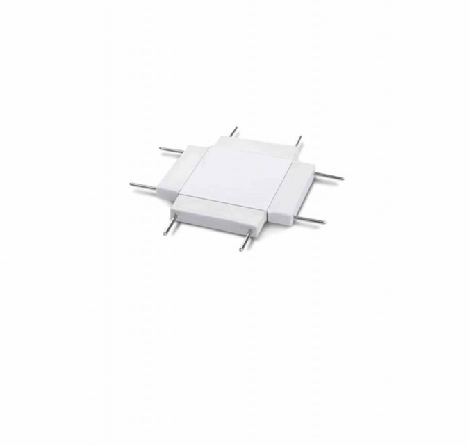 Conector Forma X Sina Magnetica Aplicata Slim Alb