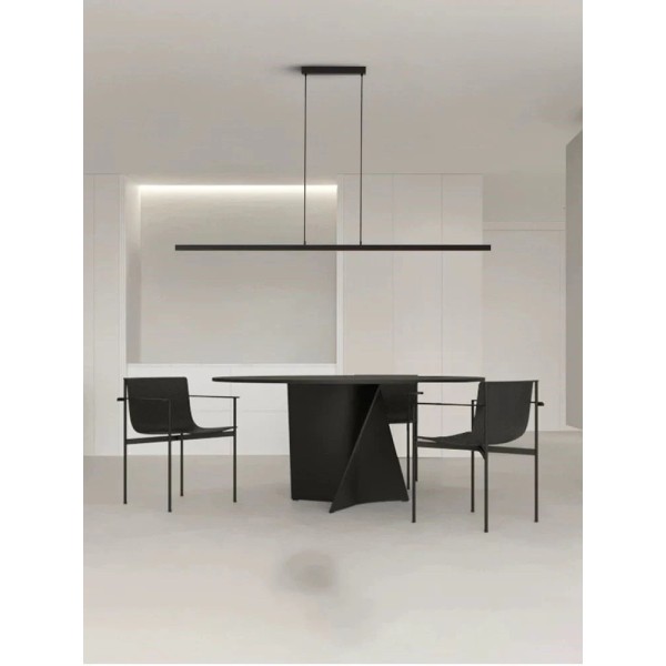 Pendul LED RFAN, Model X20631, 3 Tipuri De Lumina, Inaltime Reglabila, 24W, Negru [1]