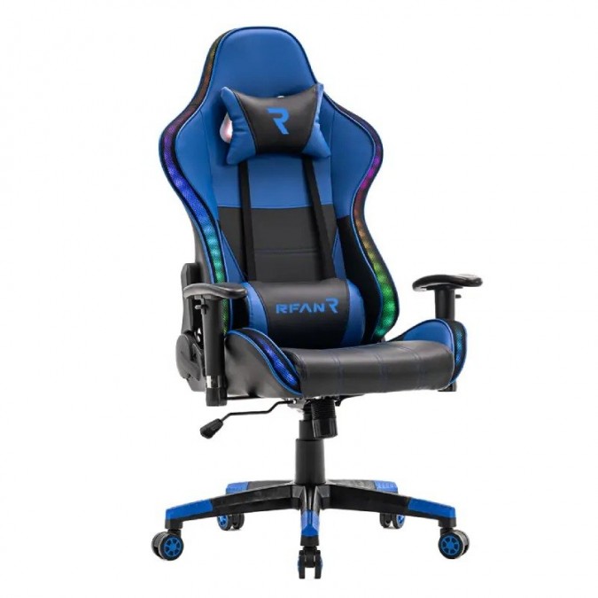 Scaun de gaming Immersion Chairs Blue BOC-778