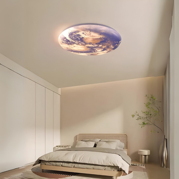 Plafoniera LED RFAN, Model Pamant, 96W, Trei Tipuri De Lumina [1]