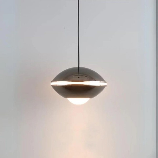 Pendul LED RFAN, Model D20893, Lumina Neutra, Inaltime Reglabila, 7W, Negru Lucios [1]