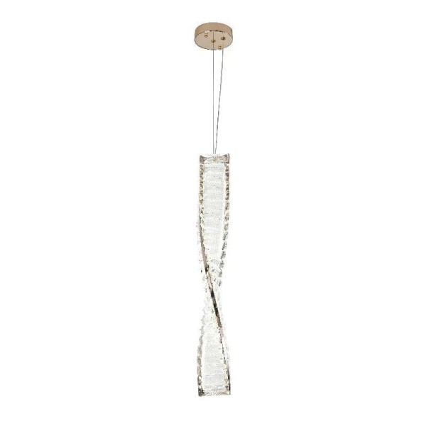 Pendul LED RFAN, Model RF7112-600, 3 Tipuri De Lumina, Inaltime Reglabila, 22W, Alb/Auriu [1]