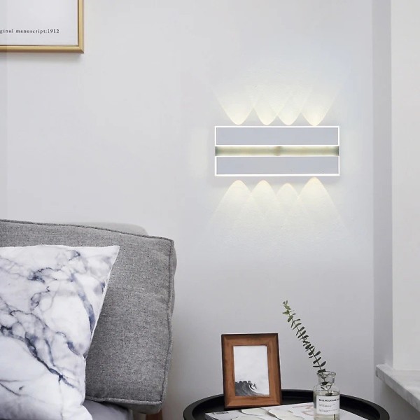 Aplica LED 3D RFAN, Model B607, 3 Tipuri De Lumina, 52W, Alb [1]