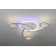 Lustra LED RFAN, Model M398-3RGB, Cu Telecomanda, 3 Tipuri De Lumina Plus Lumina RGB, Intensitate Reglabila, 90W, Alb